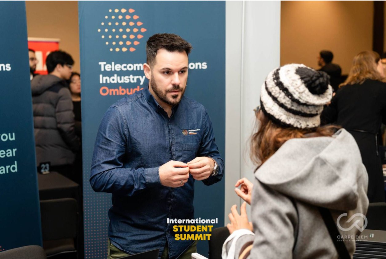 Industry professionals at ISS
